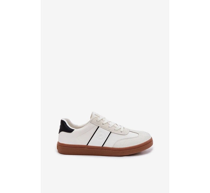 Pánské Sneakers Big Star model 22046222 Bílé - Big Star Shoes Pánské Sneakers Big Star model 22046222 Bílé - Big Star Shoes