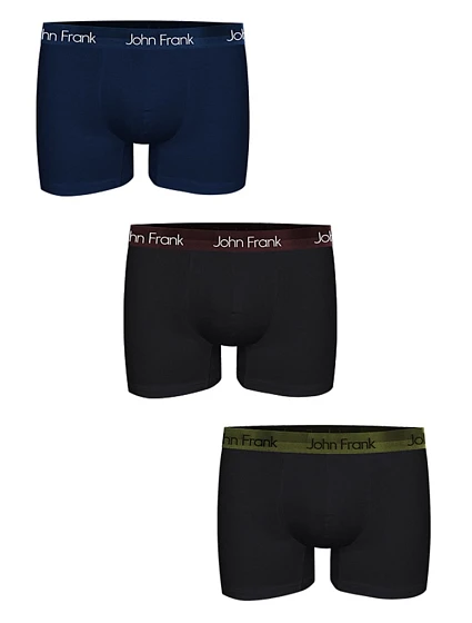 Pánske boxerky John Frank JF3BPB04 3PACK