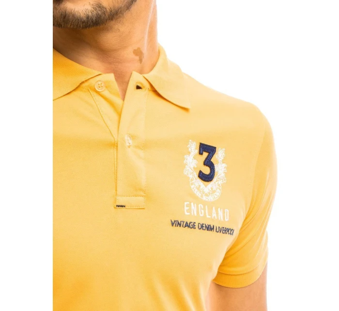 Pánské žluté polo tričko Dstreet model 21963088 - FashionStreet