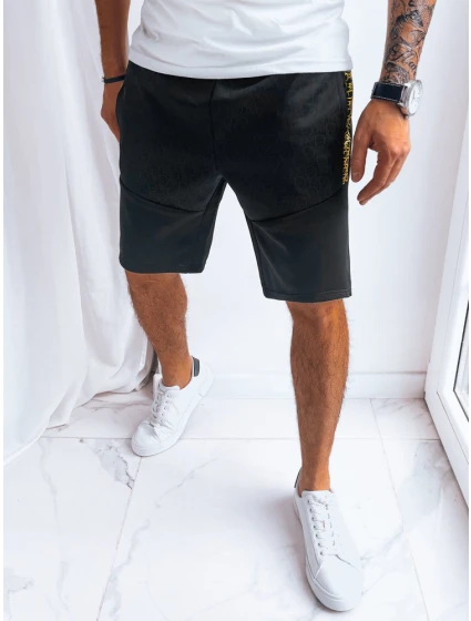 Pánské černé teplákové šortky Dstreet model 21968907 - FashionStreet