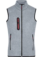 JN Dámská pletená fleecová vesta se stojáčkem 02.0 light grey model 22489639 - Daiber JN Dámská pletená fleecová vesta se stojáčkem 02.0 light grey model 22489639 - Daiber