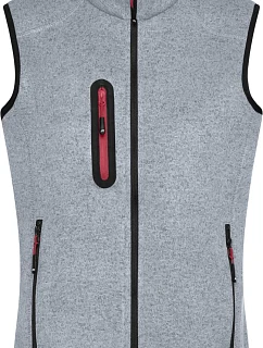 JN Dámská pletená fleecová vesta se stojáčkem 02.0 light grey model 22489639 - Daiber