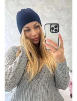 Tenká čepice Oliwia model 18750347 tmavě modrá - K-Fashion