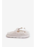 Hřejivé Pantofle S Mašlí A Bílé model 21680833 - Boto Hřejivé Pantofle S Mašlí A Bílé model 21680833 - Boto