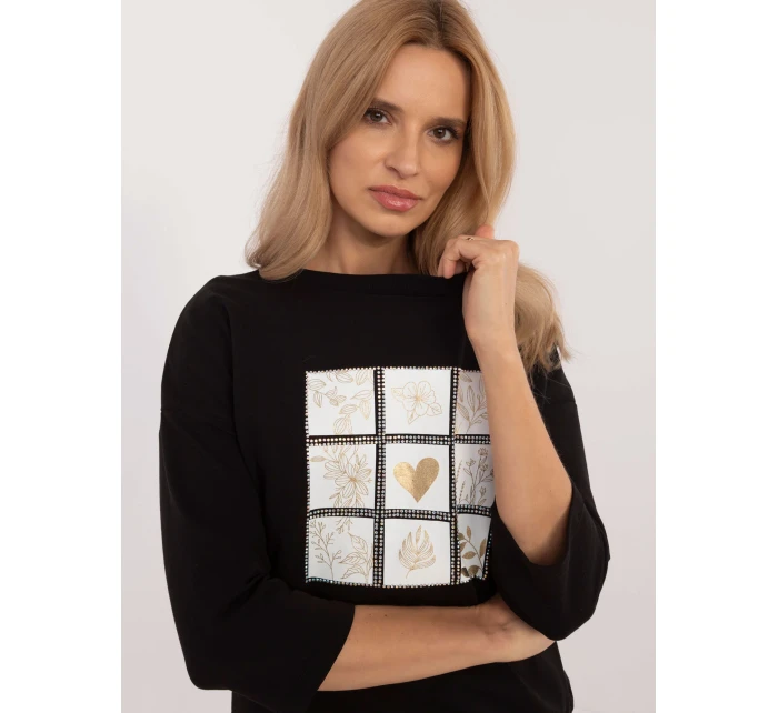 Blúzka CLM BZ 1268.67 čierna Blúzka CLM BZ 1268.67 čierna