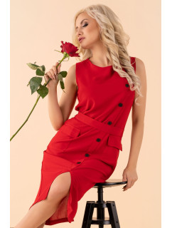 Eqalisa Vínovo červené šaty - Merribel