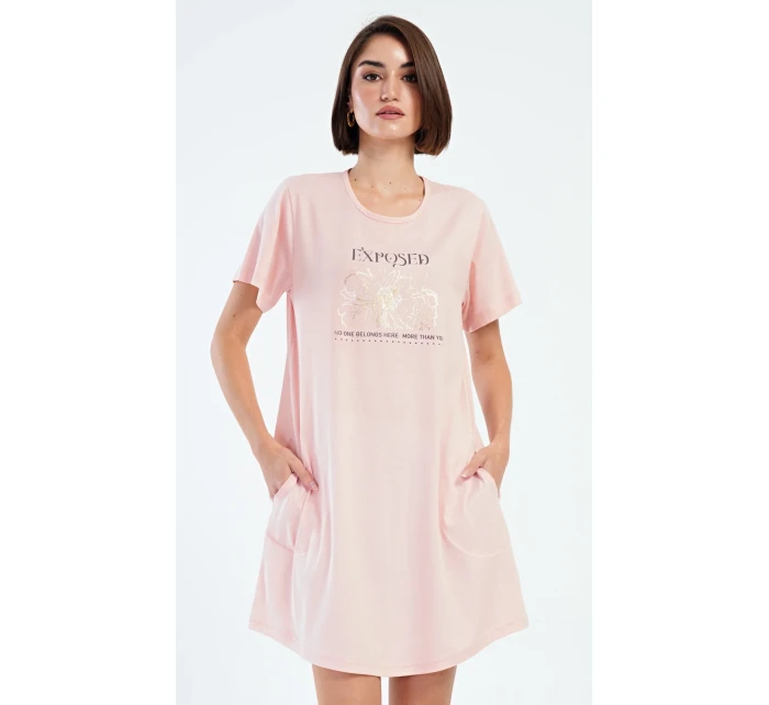 Dámske domáce šaty Michaela s krátkym rukávom Dámske domáce šaty Michaela s krátkym rukávom