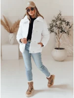 Dámská prošívaná zimní bunda bílá Dstreet model 21990593 - FashionStreet