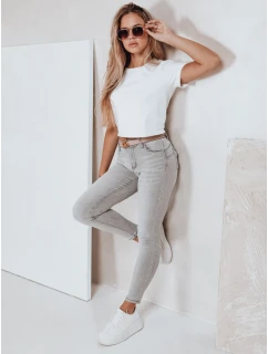 Dámske push up džínsy šedé FashionStreet UY2804