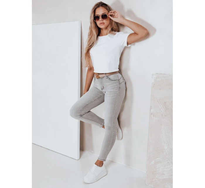 Dámske push up džínsy šedé FashionStreet UY2804 Dámske push up džínsy šedé FashionStreet UY2804