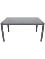 ZÁHRADNÝ STÔL 150x90x73 cm tmavosivý
