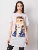 Tunika D12022O02382A svetlo šedá