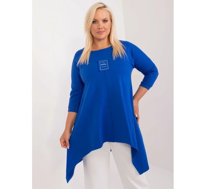 Tunika RV TU model 20190671 kobaltowy - FPrice Tunika RV TU model 20190671 kobaltowy - FPrice