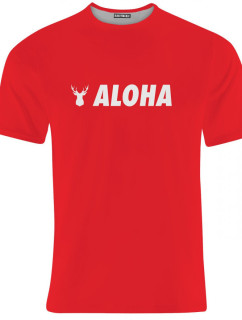 Aloha From Deer Základní tričko Aloha TSH AFD248 Red