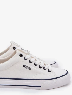 Pánske nízke tenisky Big Star - biele