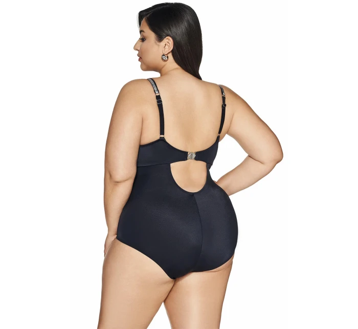 Dámske jednodielne plavky SKJ-63 Black - AVA Dámske jednodielne plavky SKJ-63 Black - AVA