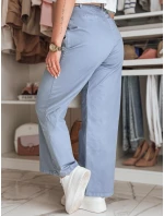 Dámské kalhoty s širokými nohavicemi modrá Dstreet model 21987117 - FashionStreet