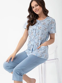 Pyžamo model 22178136 kr/r MXL L26 rozepínací - Luna