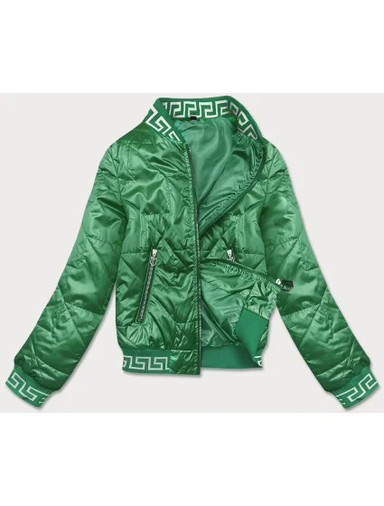 Zelená dámská bunda typu "bomber" model 18035466 - S'WEST