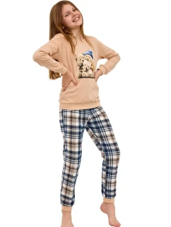 Dievčenské pyžamo 592/187 Medvedíky - CORNETTE