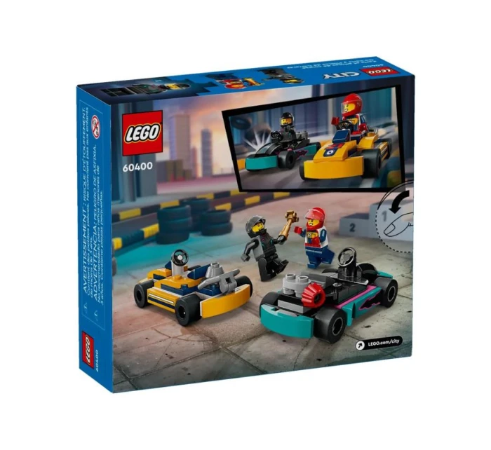 LEGO City 60400 Motokáry a pretekári