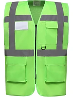 Yoko HVW 801 Hi-Vis multifunkčná vesta 79.W801 limetková Yoko HVW 801 Hi-Vis multifunkčná vesta 79.W801 limetková