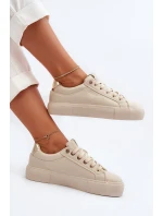 Dámské Tenisky Big Star model 21653877 Beige - Big Star Shoes