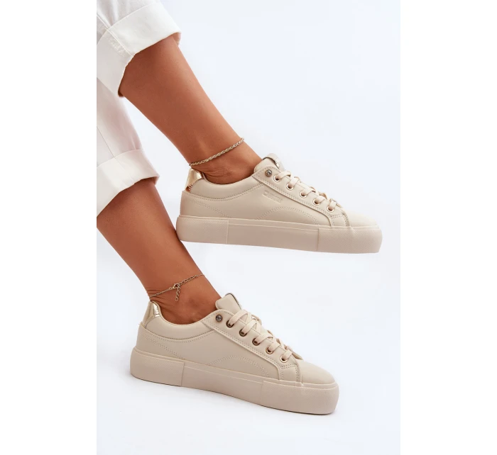 Dámské Tenisky Big Star model 21653877 Beige - Big Star Shoes