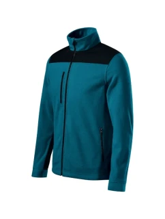 Efekt fleece unisex petrol