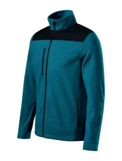 Efekt fleece unisex petrol