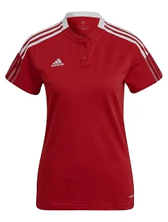 Dámske polo tričko Tiro 21 W GM7350 červené - Adidas