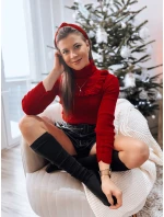 Dámský svetr NOAH červený Dstreet model 21964220 - FashionStreet Dámský svetr NOAH červený Dstreet model 21964220 - FashionStreet