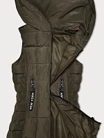 Dámska khaki mikina bez kapucne S'West (B8225-11)