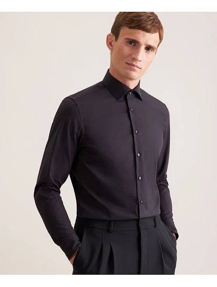 Shirt Slim LSL Košile s dlouhým rukávem model 22501273 navy - Seidensticker Shirt Slim LSL Košile s dlouhým rukávem model 22501273 navy - Seidensticker