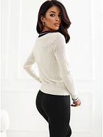 Sweter IR SW model 22404423 jasny beżowy - FPrice Sweter IR SW model 22404423 jasny beżowy - FPrice