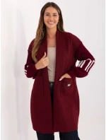Cardigan IT SW 80678.84 bordó