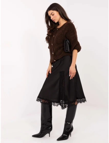 Spódnica MI SD model 21736721 czarny - FPrice Spódnica MI SD model 21736721 czarny - FPrice