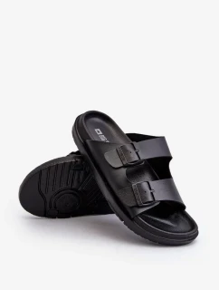 Ľahké pánske papuče s prackami Big Star Black