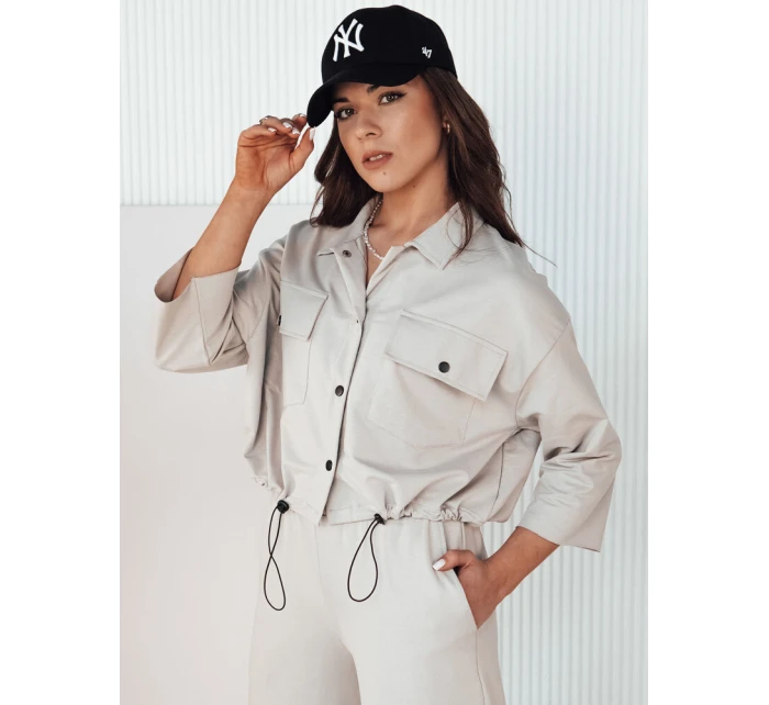 Dámská souprava beige Dstreet model 21975290 - FashionStreet Dámská souprava beige Dstreet model 21975290 - FashionStreet