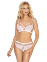 Dámská podprsenka model 18983326 push up white - Roza
