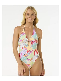 Jednodielne plavky RIP CURL Cala Vadella Cheeky One Piece, tyrkysové