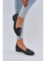Lakované Baletky S Mašlí Eko Kůže Černé model 21685271 - Boto