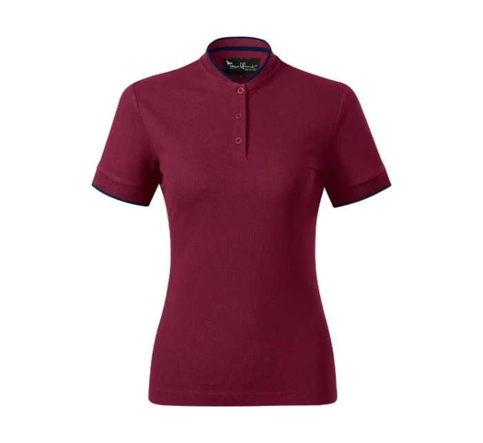 Diamantová polokošeľa granátová