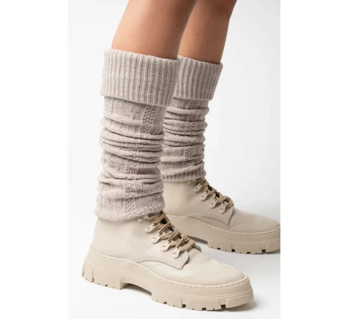 Dámske vlnené legíny 095 Beige - Steven Dámske vlnené legíny 095 Beige - Steven