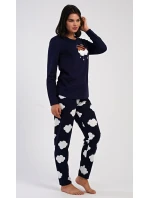 Dámske dlhé pyžamo Medveď na obláčiku
