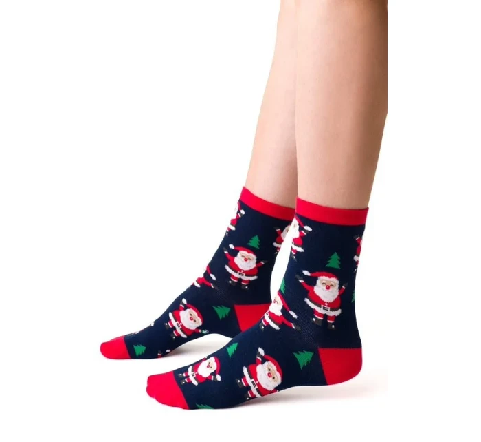 Dámské vánoční ponožky model 21327638 3540 - Steven Dámské vánoční ponožky model 21327638 3540 - Steven