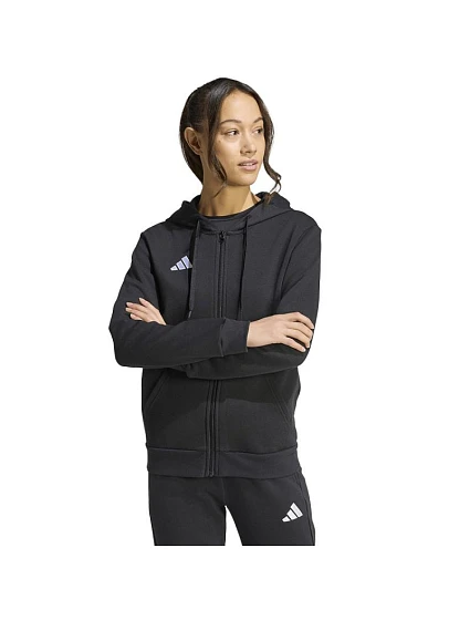 Dámska mikina adidas Entrada 26 Full Zip Hoodie black KF5939