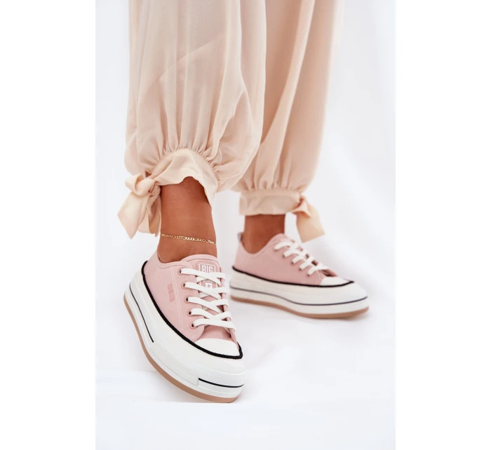 Damskie Trampki Big Star NN274207 Różowe