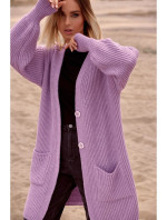 Žebrovaný pletený svetr s kapsami model 18002846 - Moe