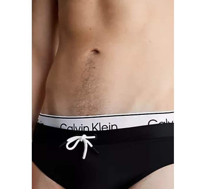 Pánské plavky Pletené spodní díly BRIEF DOUBLE WB KM0KM00959BEH - Calvin Klein
